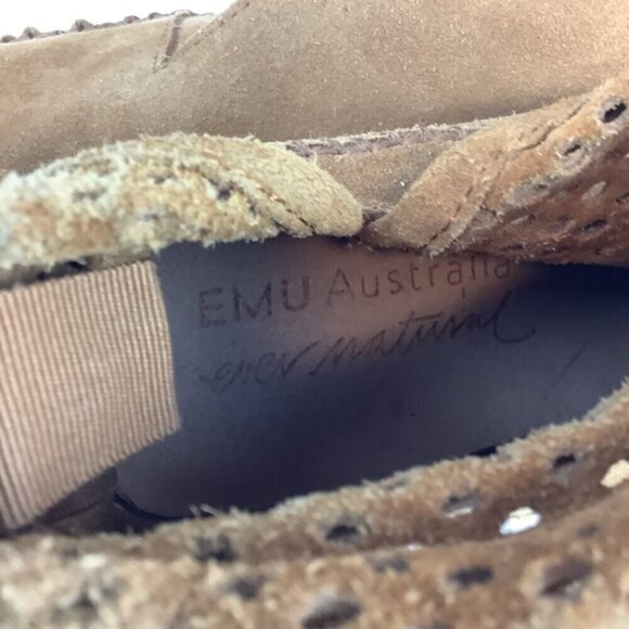 EMU AUSTRALIA SUEDE GHOSTGUM MOCCASIN BOOTIE - Picture 10 of 10